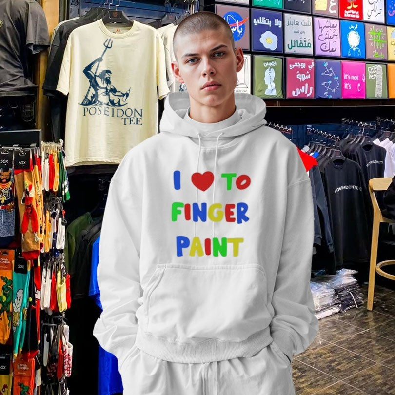 Hootpop I Love To Finger Paint T-shirt