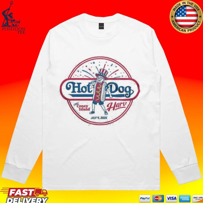 Dog Harv Live At Coney Island July 4 2026 T-shirt