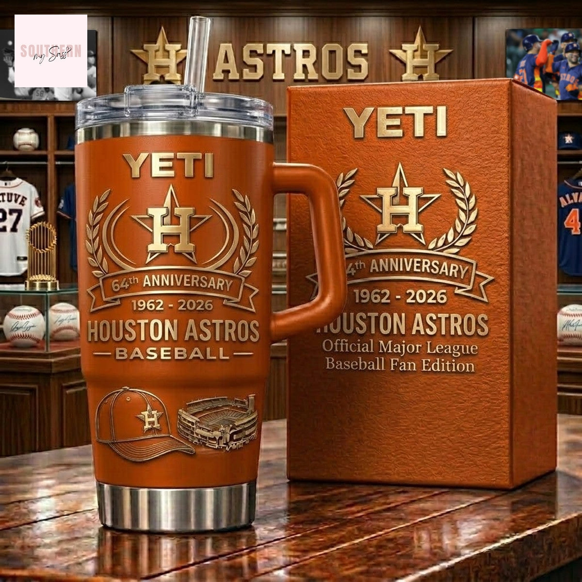 Houston Astros 64th Anniversary Tumbler