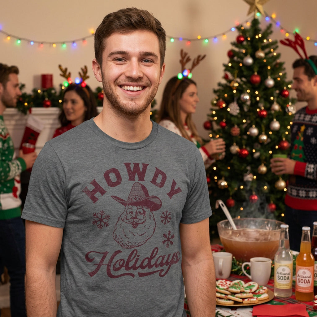Howdy Holidays Men's T Shirt