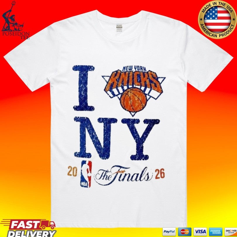 I Love Ny New York Knicks Basketball Vintage Distressed NBA Finals 2026 T-shirt