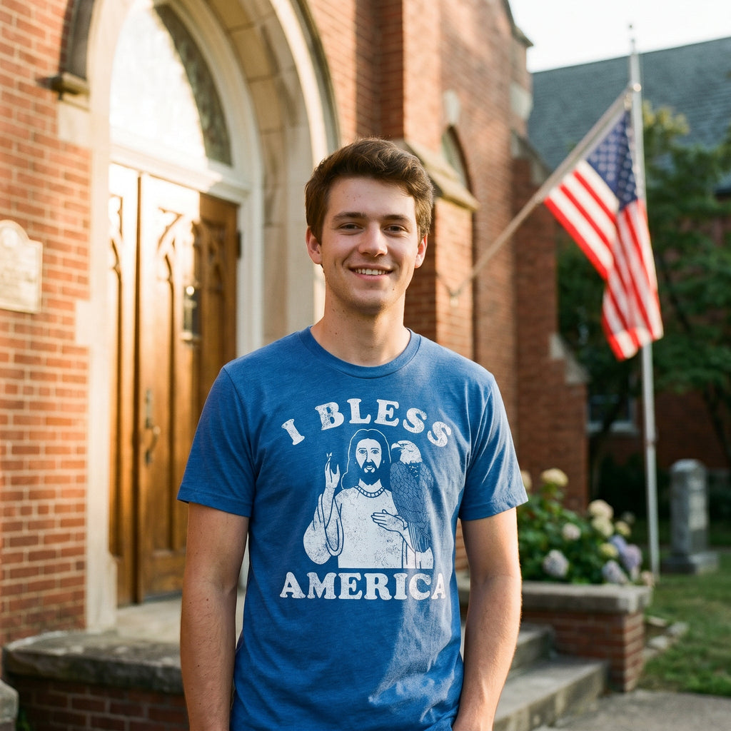 I Bless America Men's T Shirt