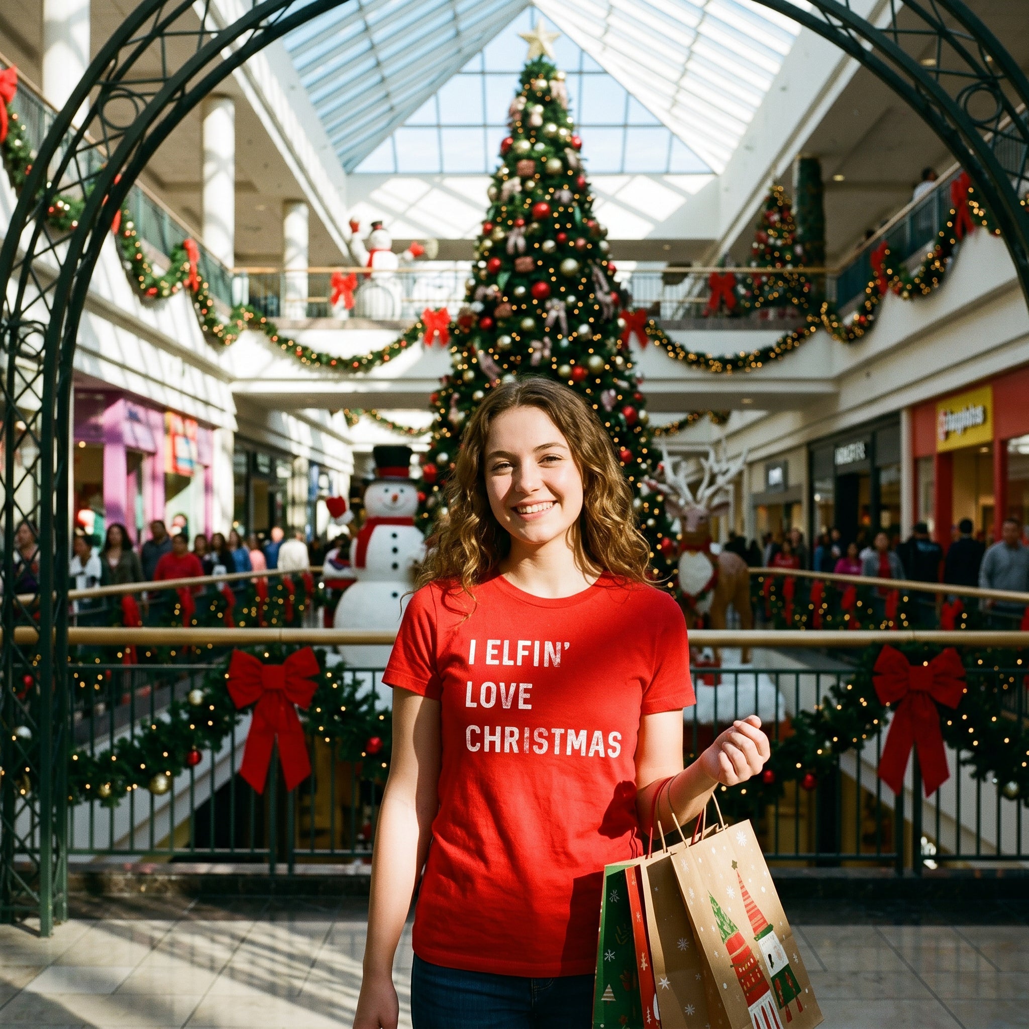 I Elfin Love Christmas Women's T Shirt