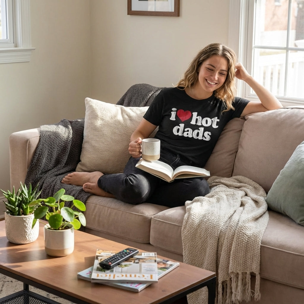I Heart Hot Dads Women's T Shirt