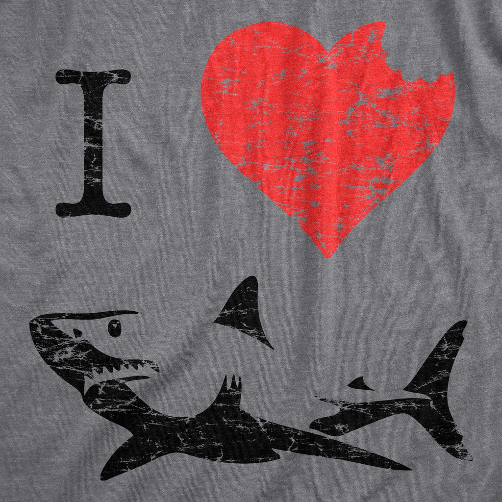 I Love Sharks Men's T Shirt