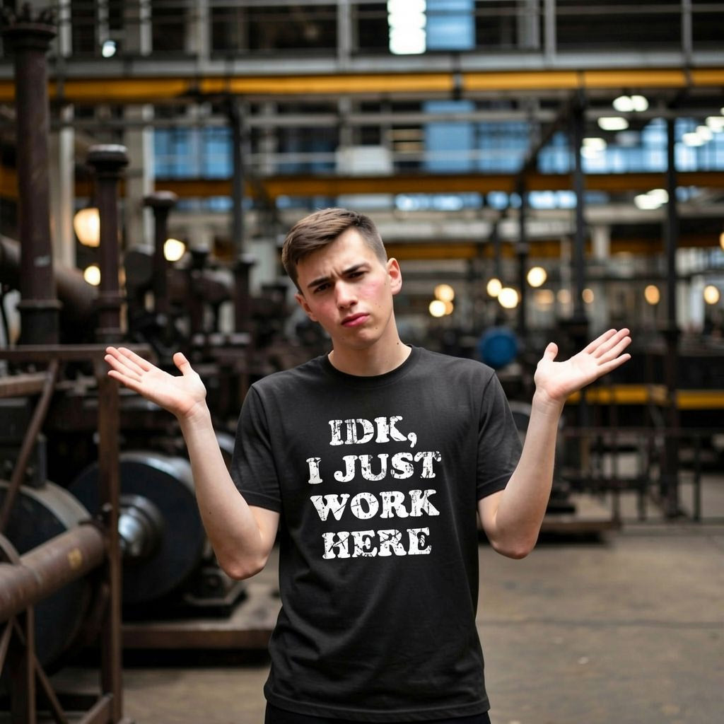 IDK I Just Work Here Men's T Shirt