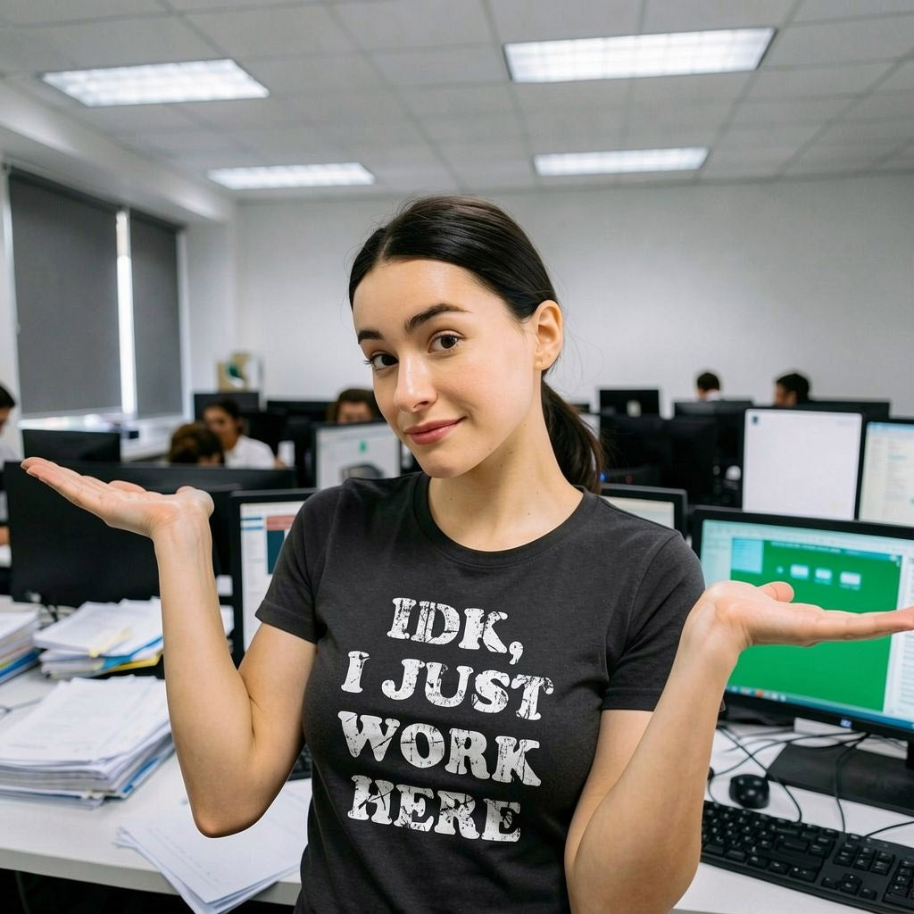 IDK I Just Work Here Women's T Shirt