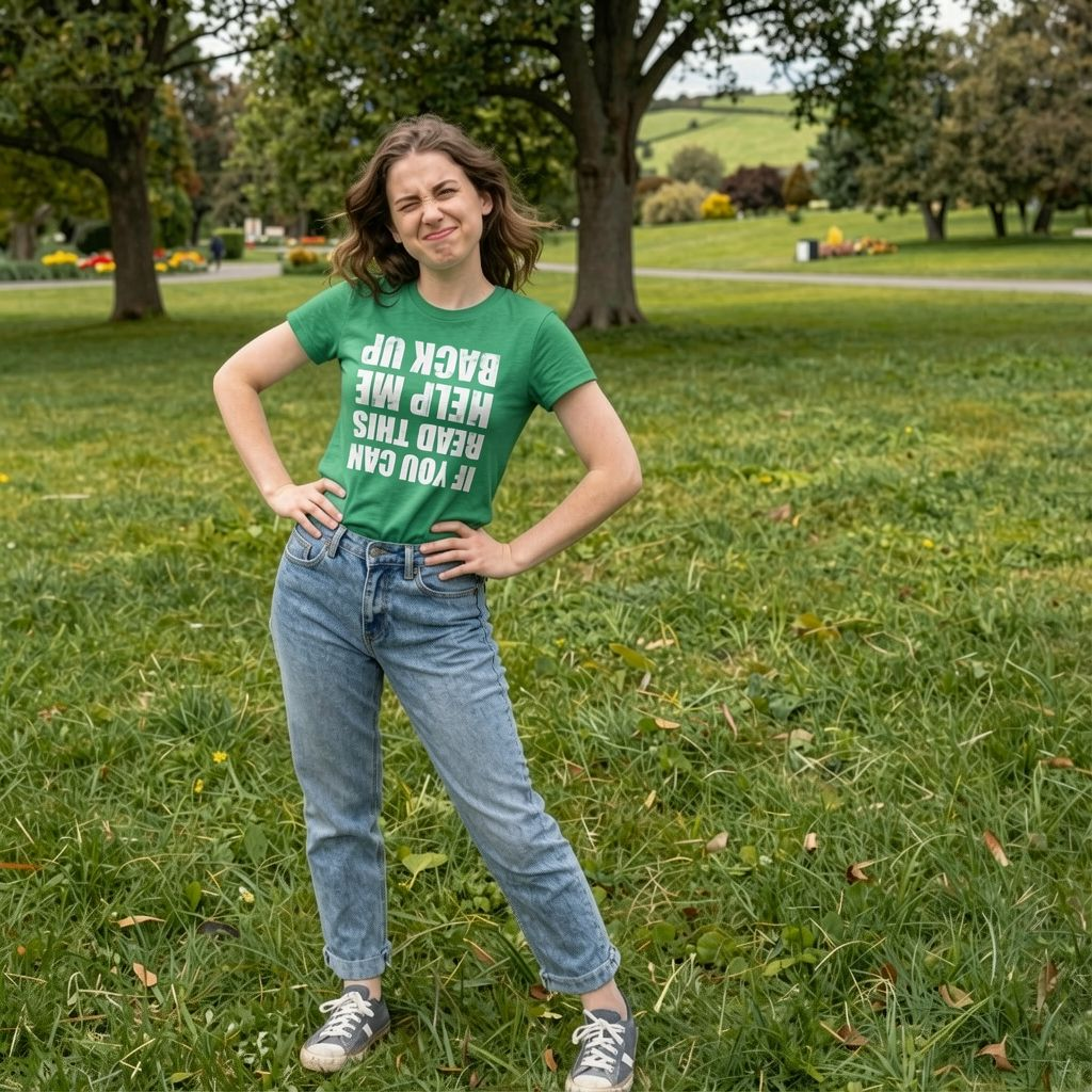 If You Can Read This Help Me Back Up Women's T Shirt
