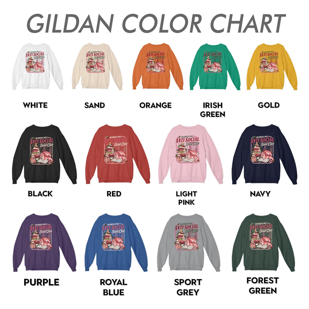 Anti Social Book Club Christmas Dragon Book Lover Fantasy Bookworm Holiday Sweater Retro Reader (2)