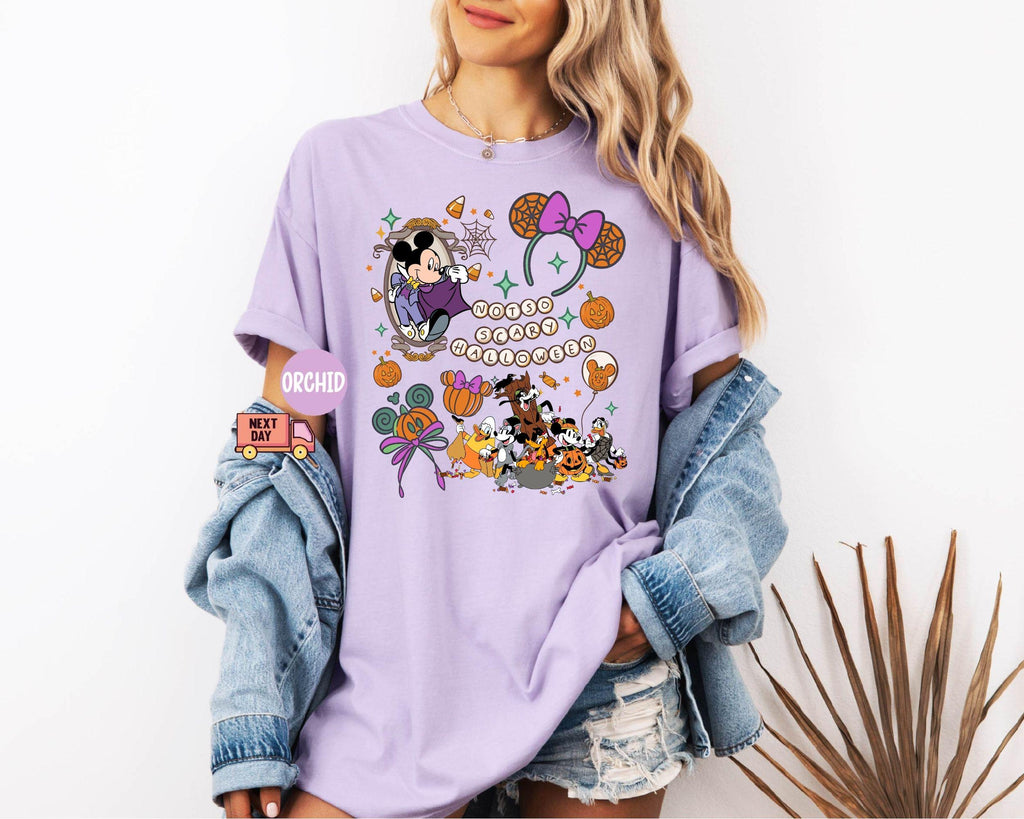 Comfort Colors Mickey Scary Halloween Party Mickey Minnie Halloween Disney Halloween Spooky Disney (3)