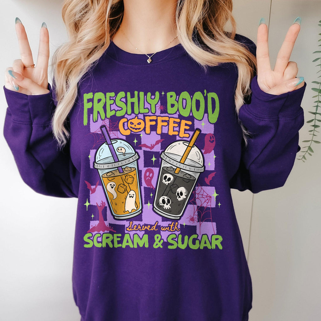 Halloween Freshly Boo 39 Coffee Vintage Ghost Coffee Coffee Lover Spooky Season (4)