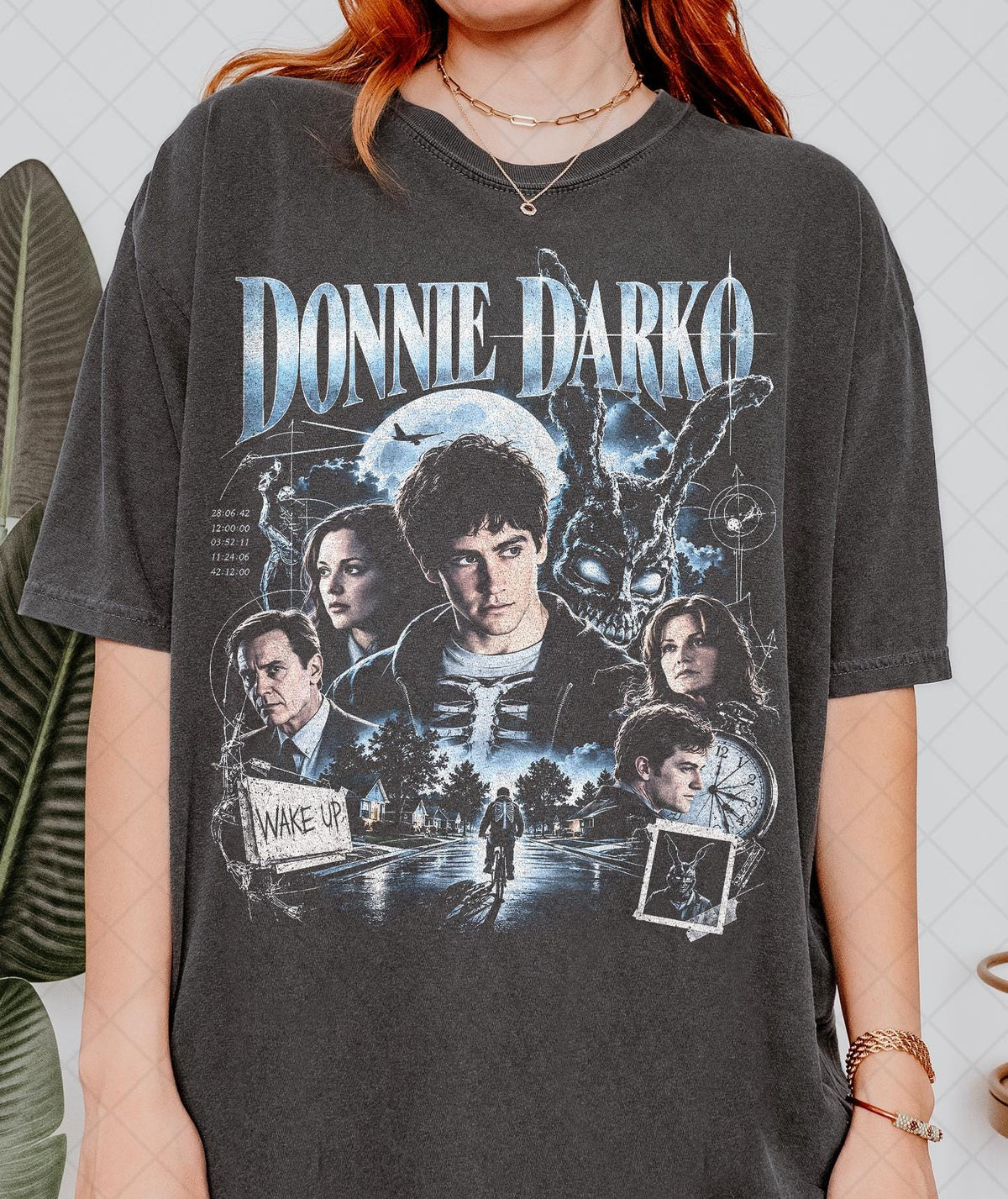 Comfort Colors Donnie Darko Movie Poster Retro Film Art Tee Psychological Thriller (1)