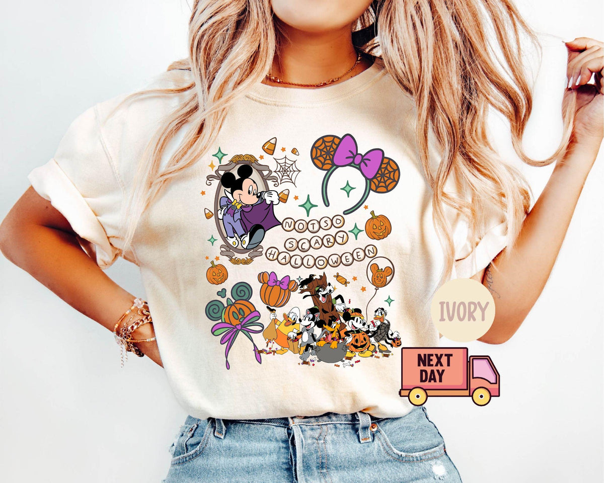 Comfort Colors Mickey Scary Halloween Party Mickey Minnie Halloween Disney Halloween Spooky Disney (1)