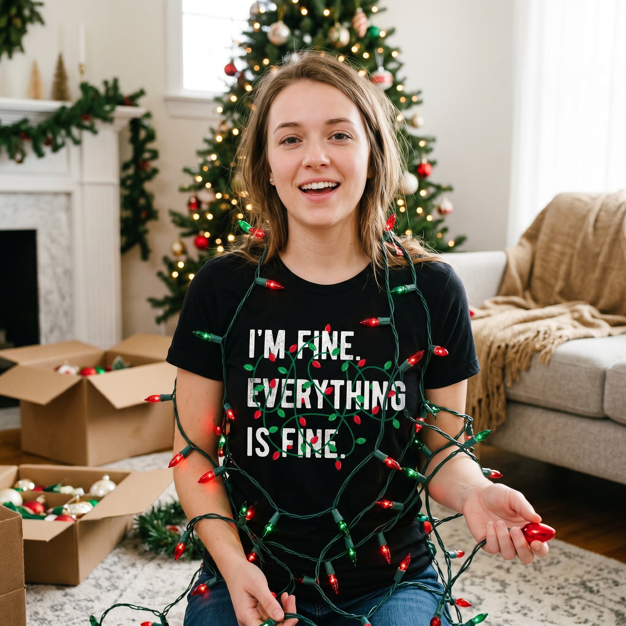 Im Fine Everything Is Fine Women's T Shirt