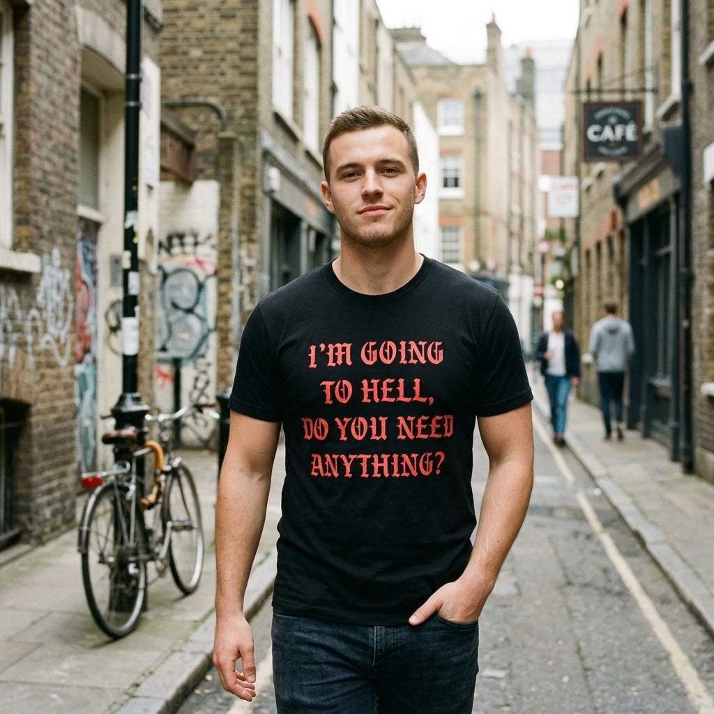 Going To Hell Do You Need Anything Men's T Shirt