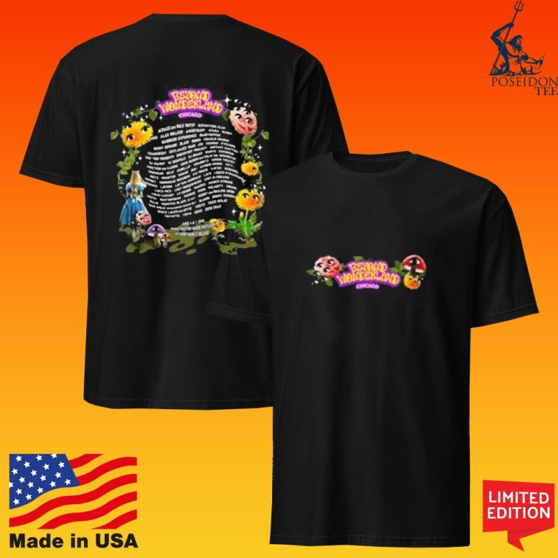 Insomniac Curious Garden Chicago 2026 Lineup Ss T-shirt