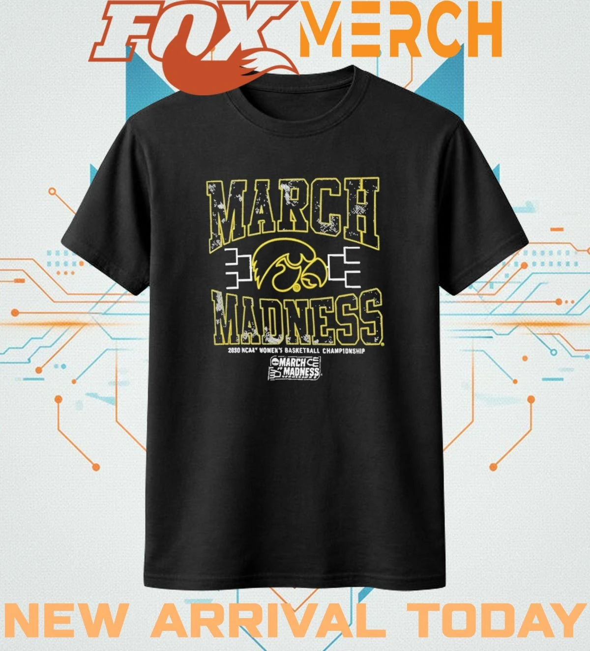 Iowa Hawkeyes 2026 March Madness NCAA women’s basketball Championship t-shirt