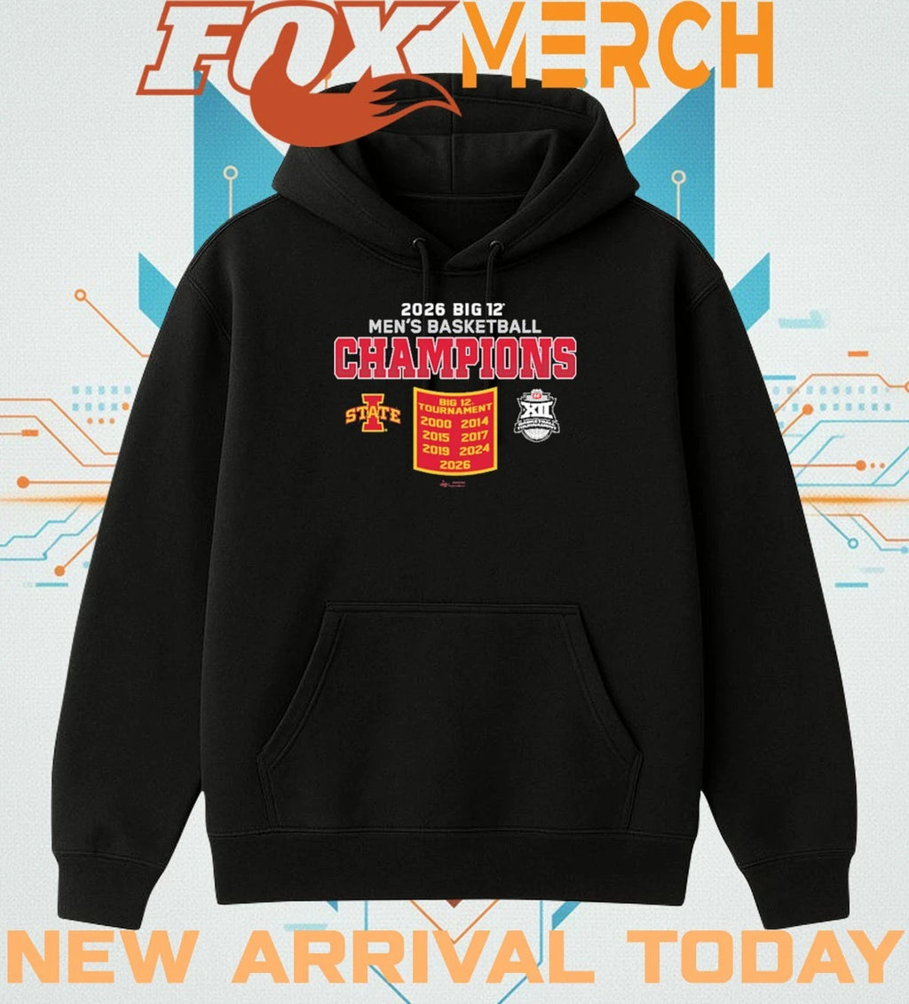 Iowa State Cyclones 2026 Big 12 Men’s Basketball Champions t-shirt