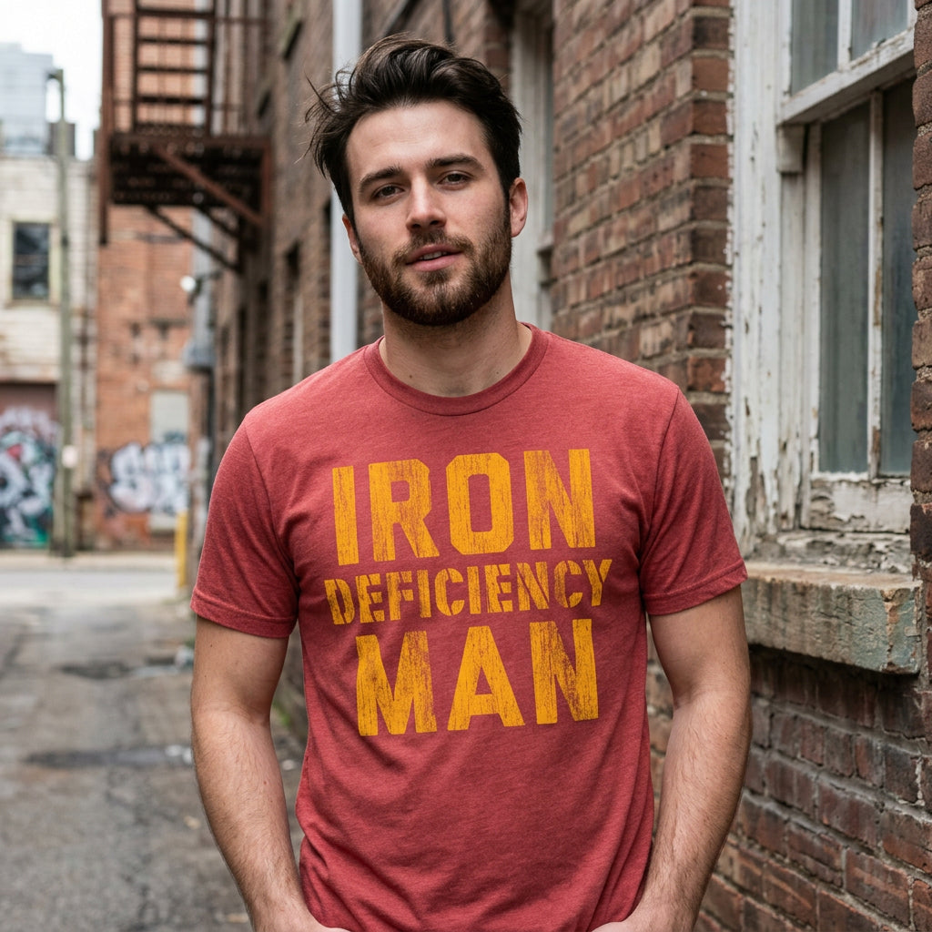 Iron Deficiency Man Men's T Shirt