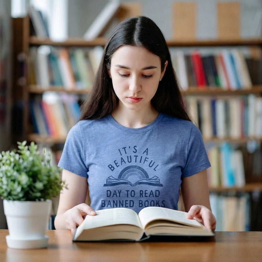 Its A Beautiful Day To Read Banned Books Women's T Shirt