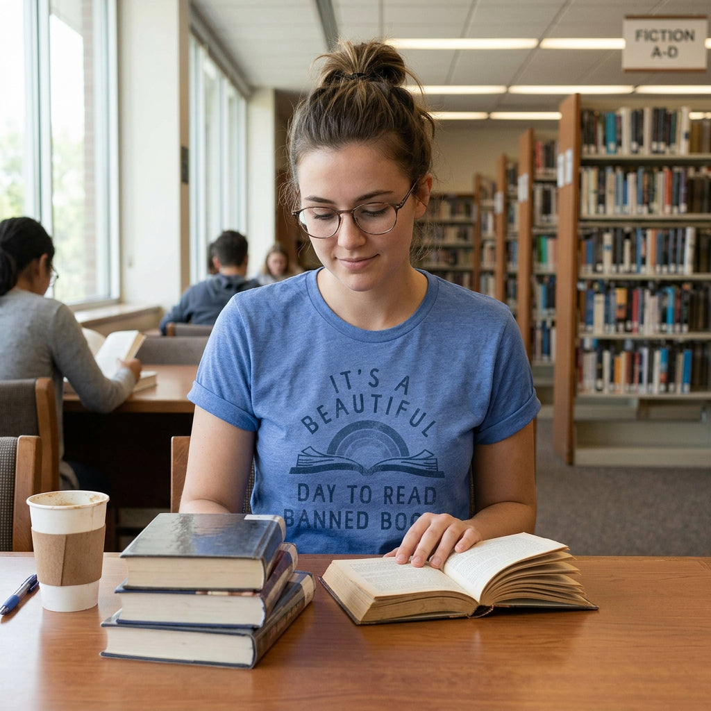 Its A Beautiful Day To Read Banned Books Women's T Shirt
