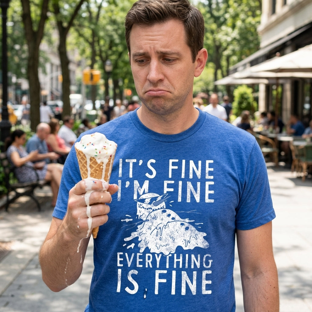 Its Fine Im Fine Everything Is Fine Men's T Shirt