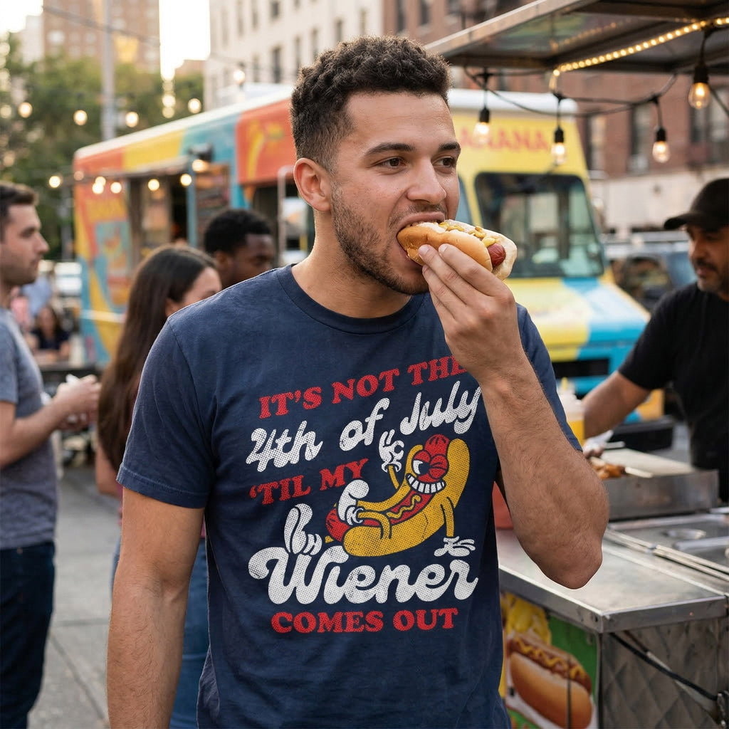 Its Not The Fourth Of July Til My Wiener Comes Out Men's T Shirt
