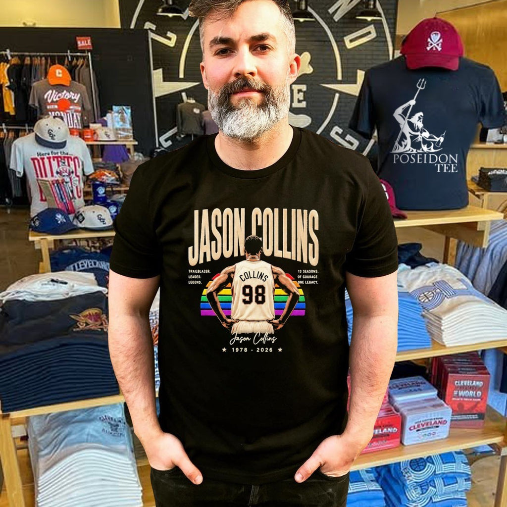 Jason Collins #98 Trailblazer Leader 1978 2026 T-shirt