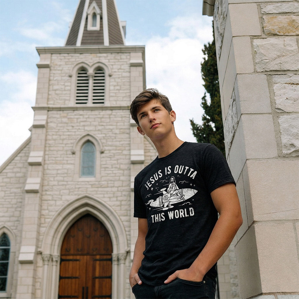 Jesus Is Outta This World Men's T Shirt