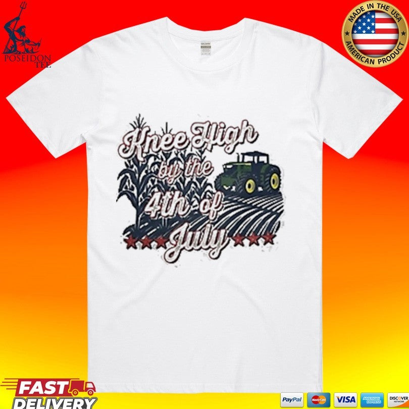 John Deere Ib Knee High 4th July T-shirt