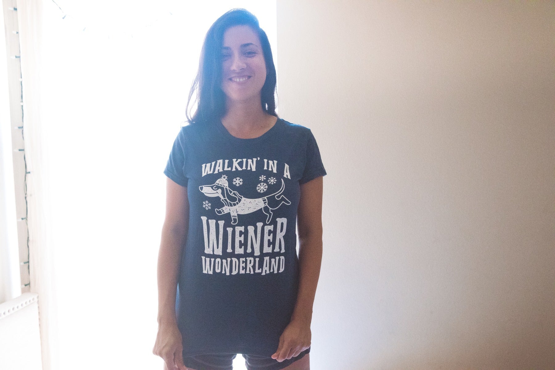 Walkin In A Wiener Wonderland Women's T Shirt