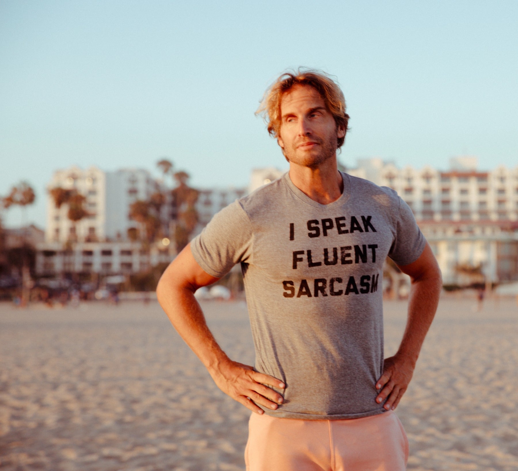 I Speak Fluent Sarcasm Men's T Shirt