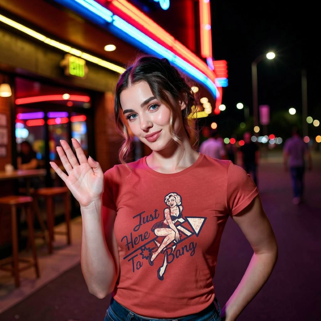 Here To Bang Women's T Shirt