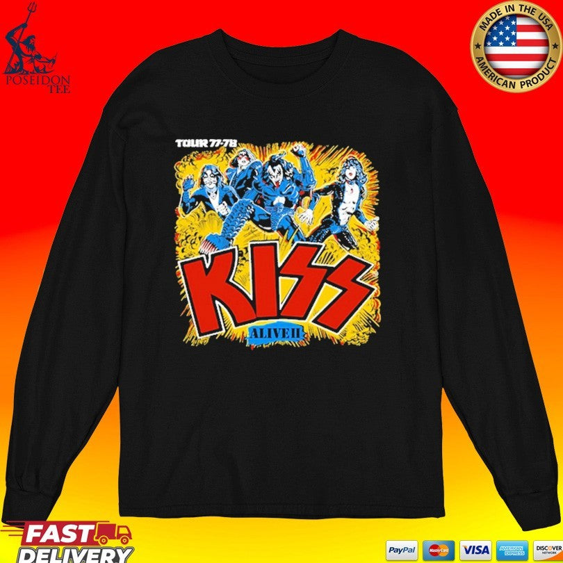 Kiss Alive Ii Tour 77-78 T-shirt