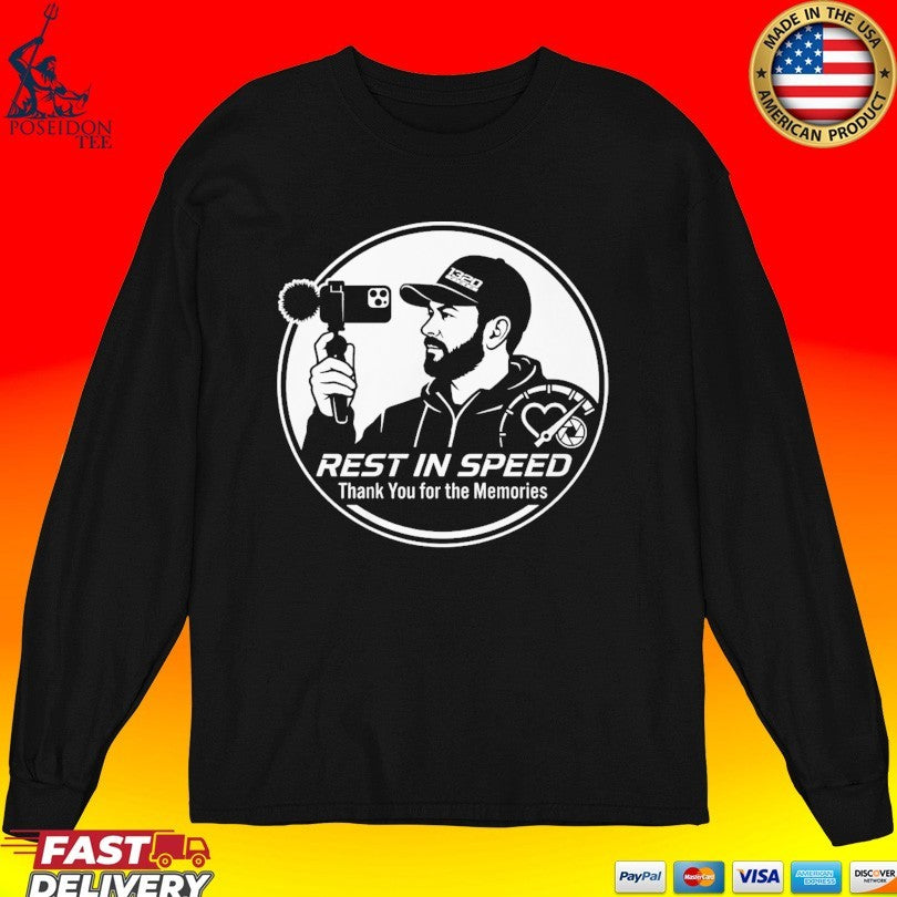 Kyle Loftis Memorial Tribute Rest In Speed Thank You For The Memories T-shirt