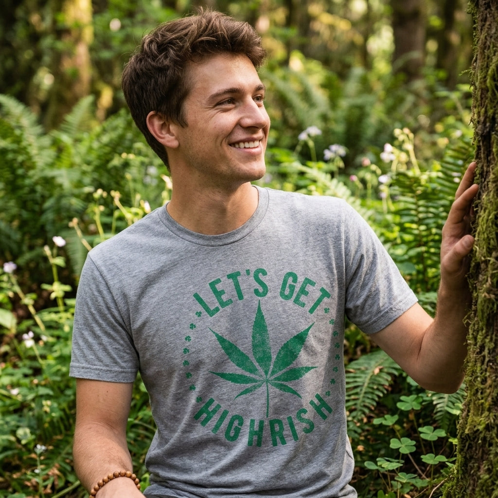 Let's Get Highrish Men's T Shirt