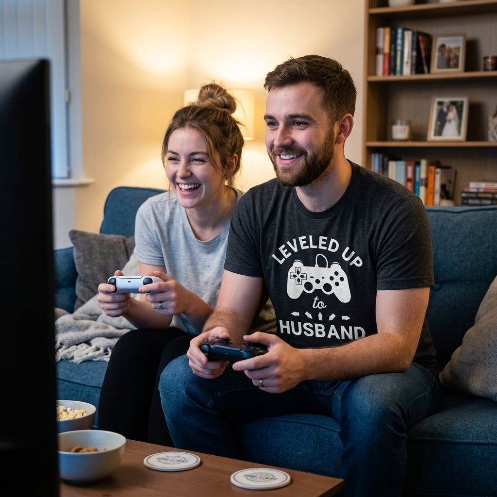 Leveled Up To Husband Men's T Shirt