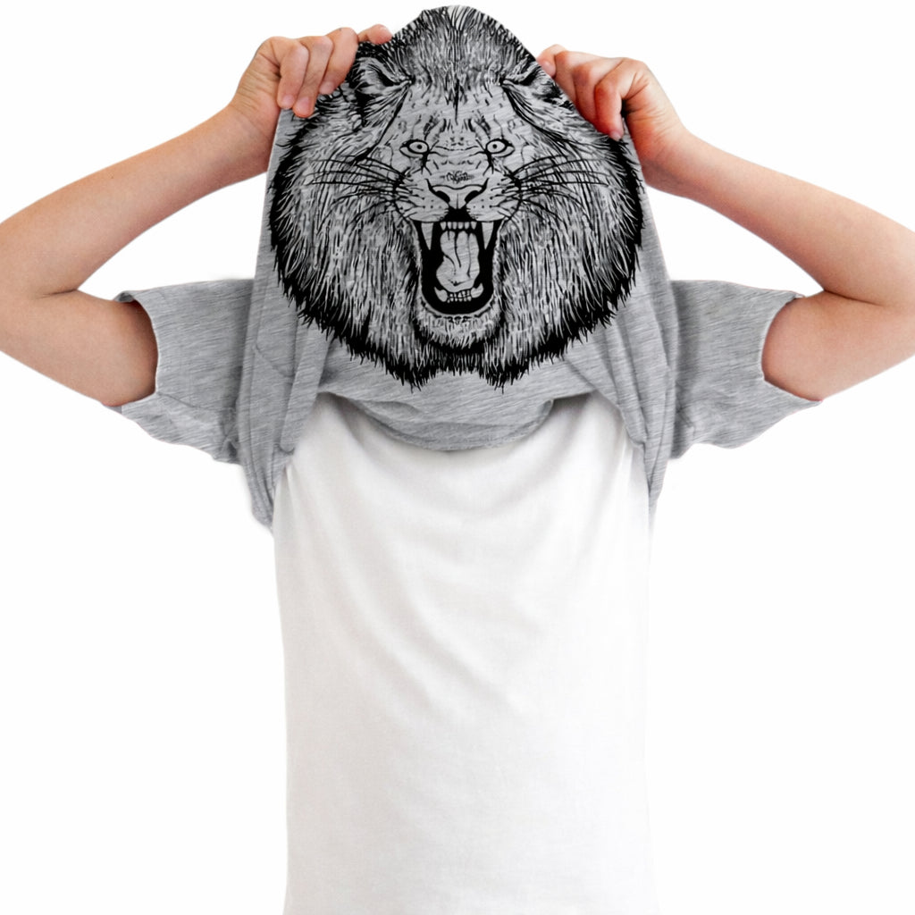 Ask Me About My Lion Flip Youth T Shirt