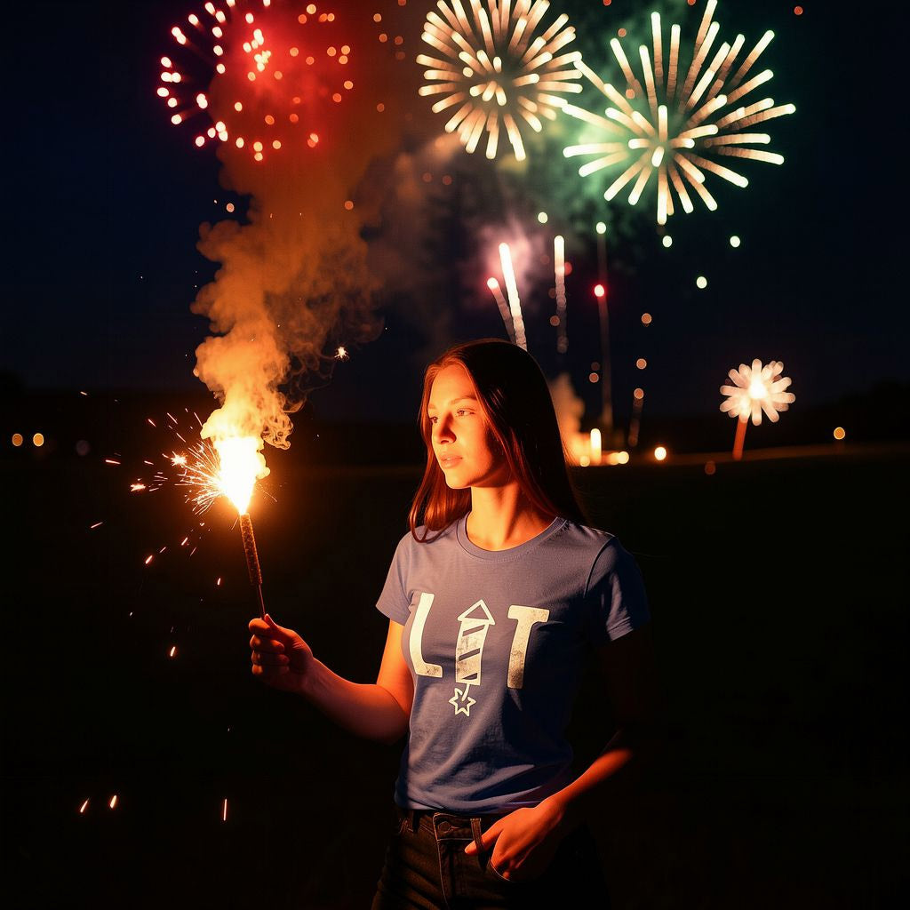 Lit Firework Women's T Shirt