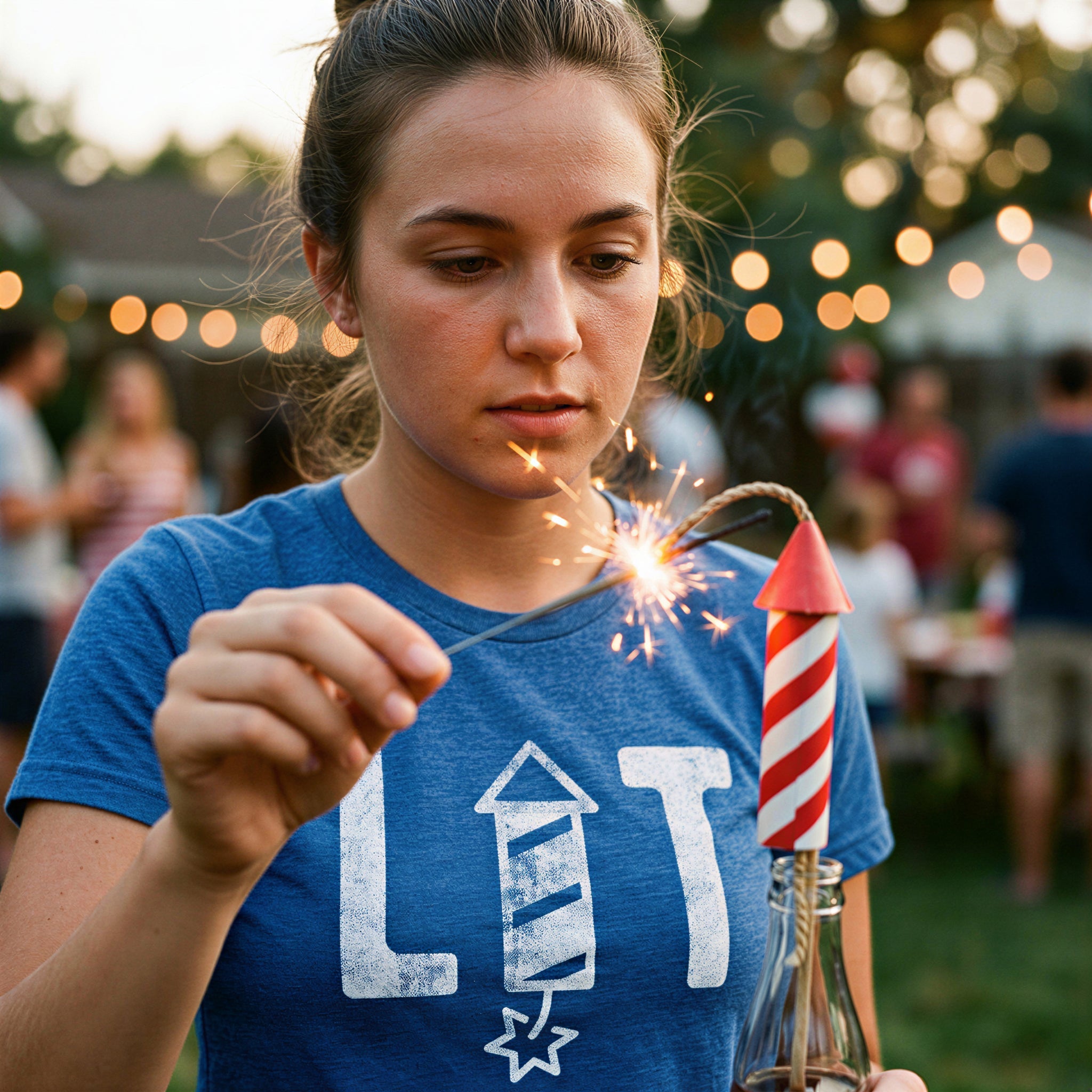 Lit Firework Women's T Shirt