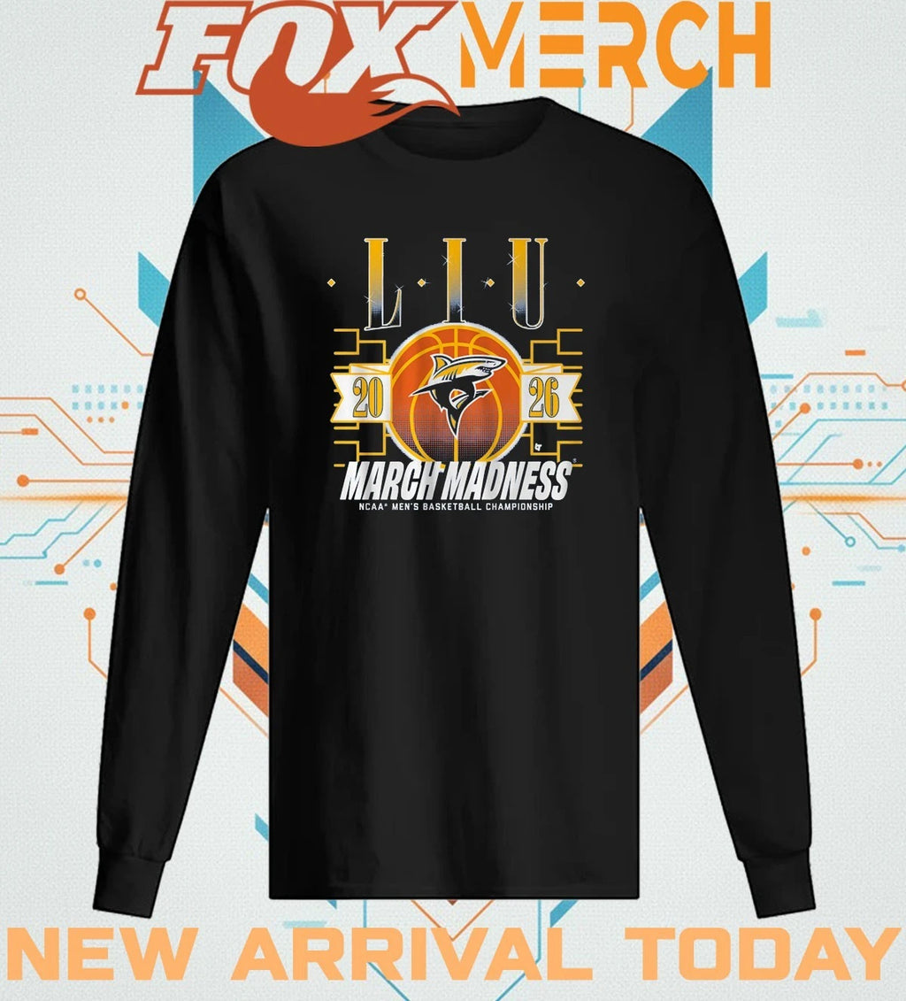 Long Island Sharks Men’s Basketball 2026 March Madness t-shirt