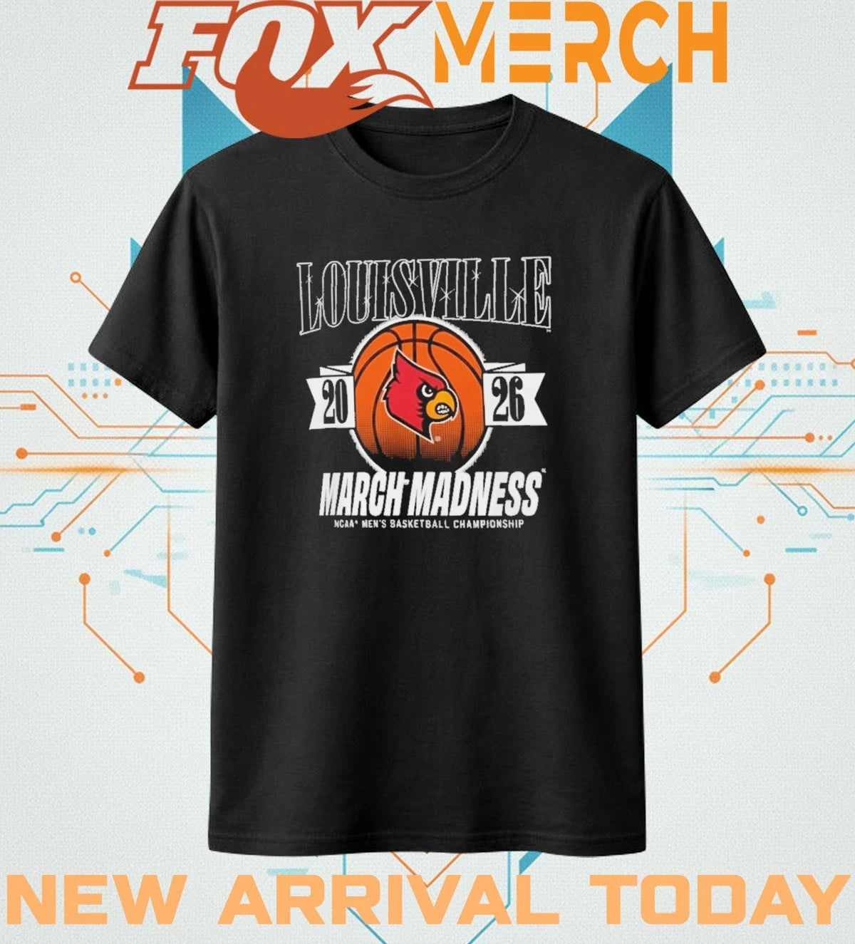 Louisville Cardinals 2026 March Madness NCAA men’s basketball Championship t-shirt