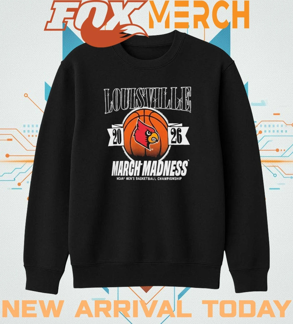Louisville Cardinals 2026 March Madness NCAA men’s basketball Championship t-shirt