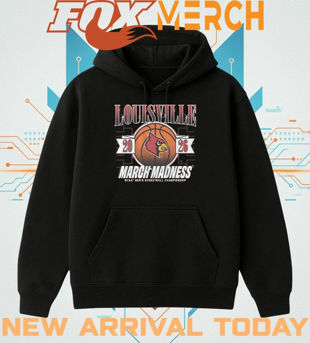 Louisville Cardinals Men’s Basketball 2026 March Madness t-shirt