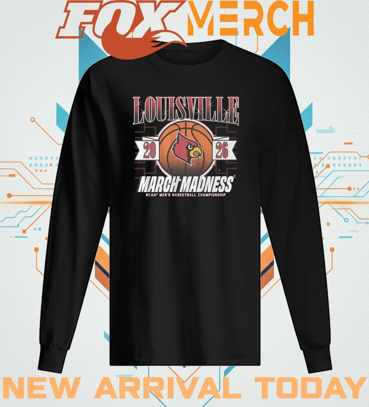 Louisville Cardinals Men’s Basketball 2026 March Madness t-shirt