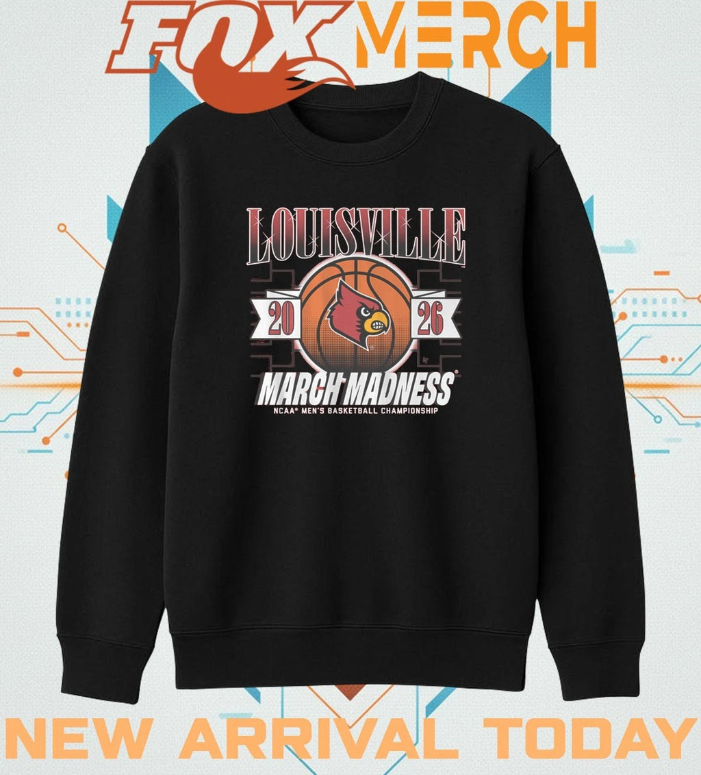 Louisville Cardinals Men’s Basketball 2026 March Madness t-shirt