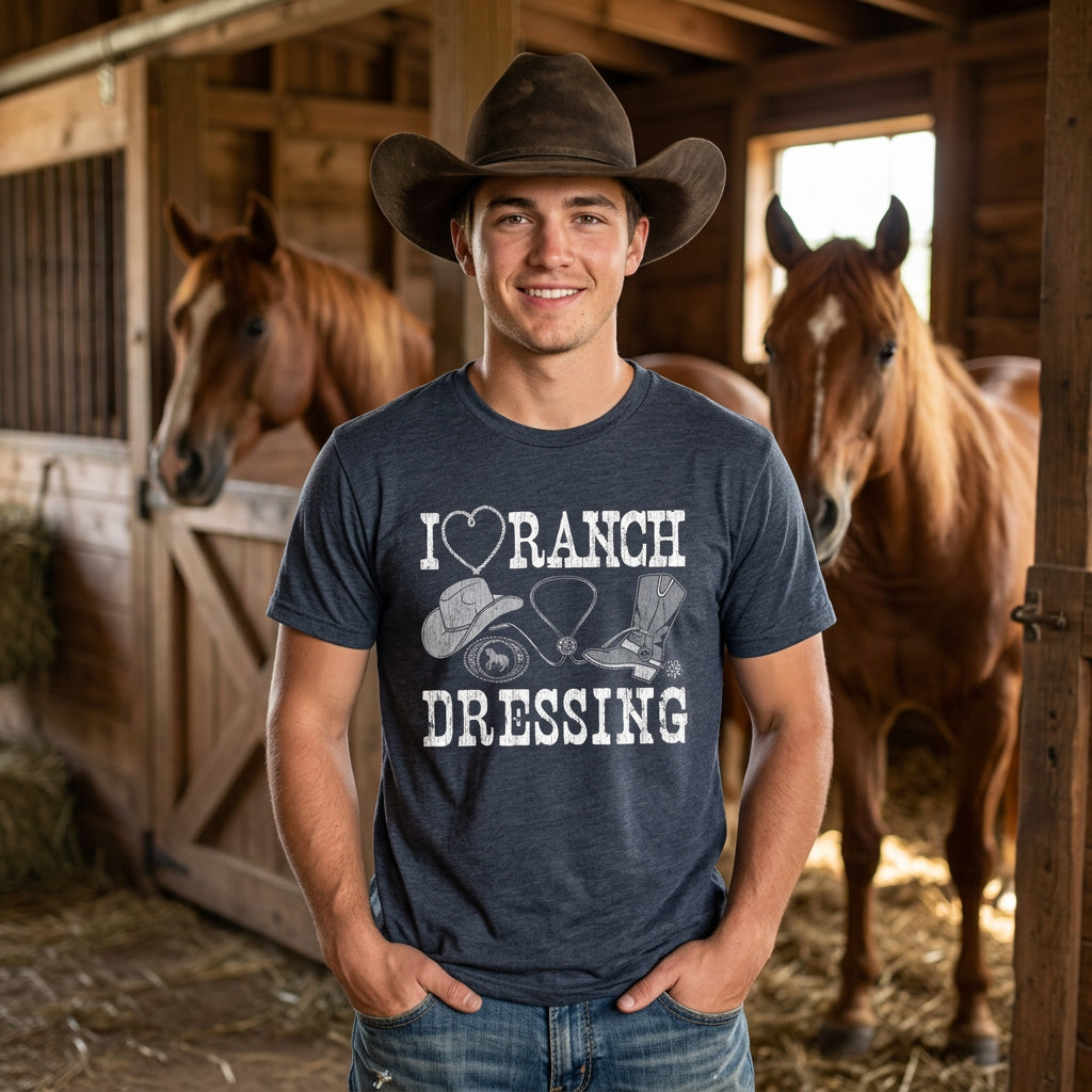 I Heart Ranch Dressing Men's T Shirt