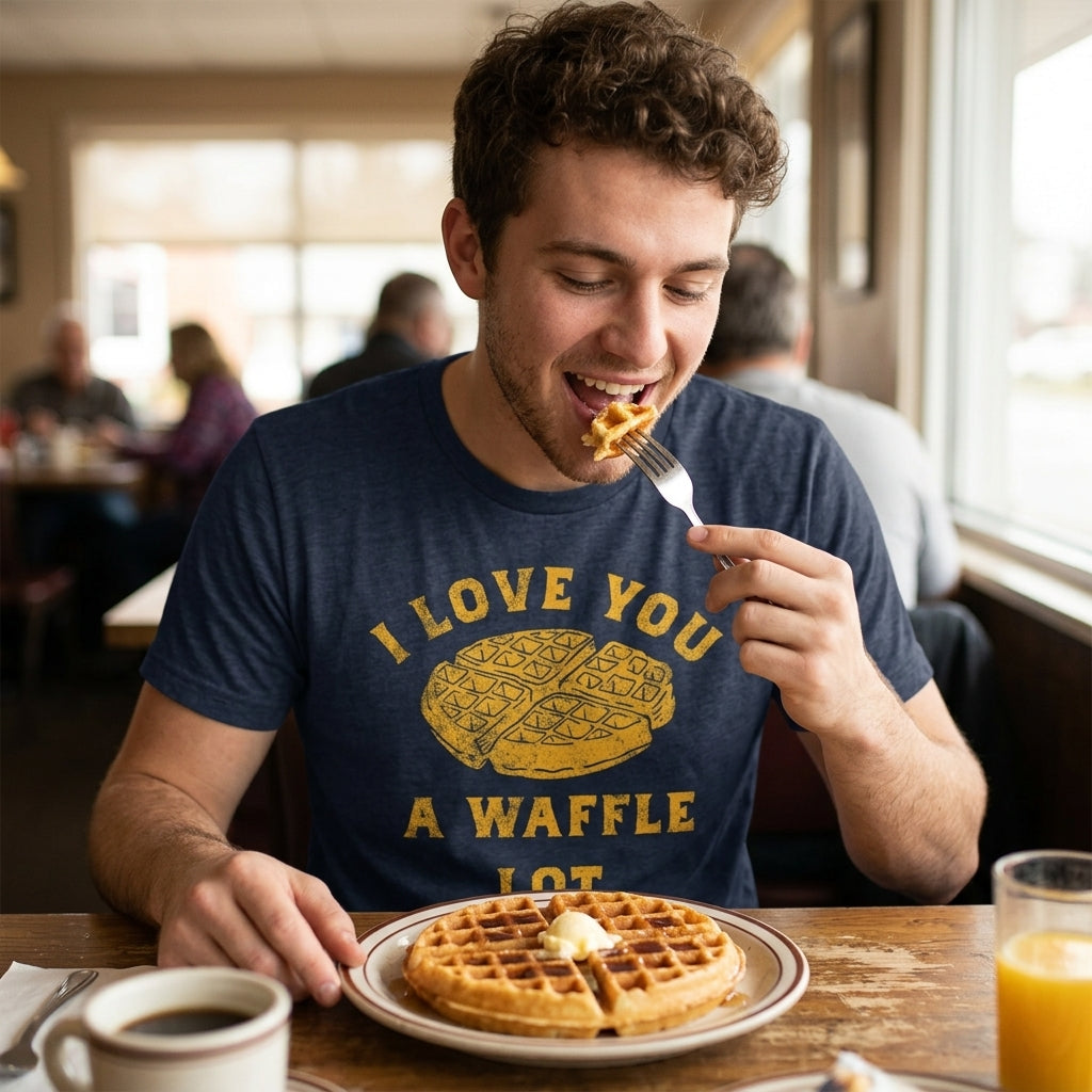 I Love You A Waffle Lot Men's T Shirt
