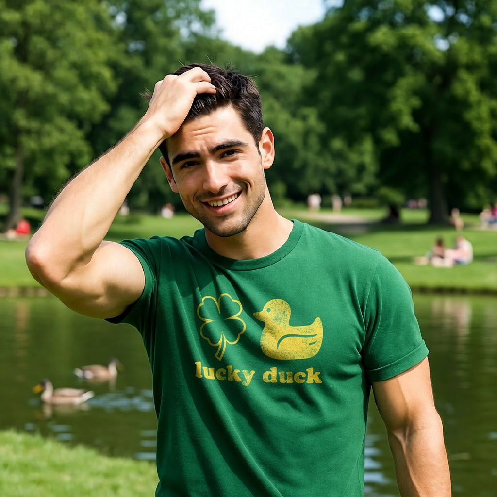 Lucky Duck Men's T Shirt