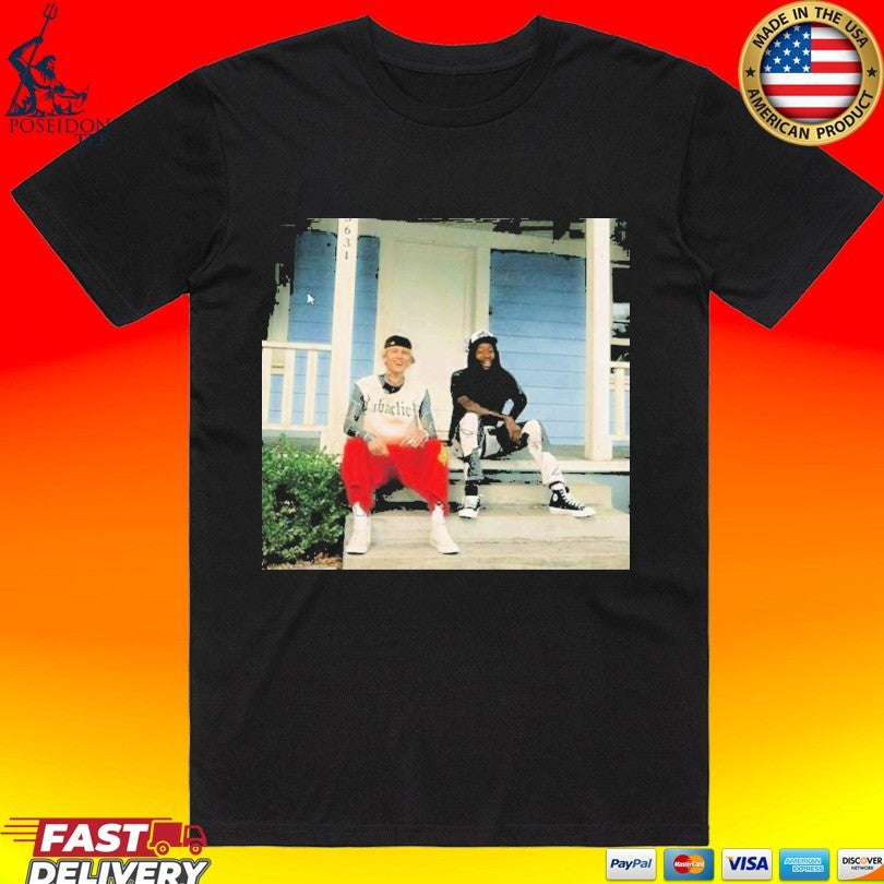 Machine Gun Kelly MGK x Wiz Khalifa Blog Era Boyz Mixtape Cover T-shirt